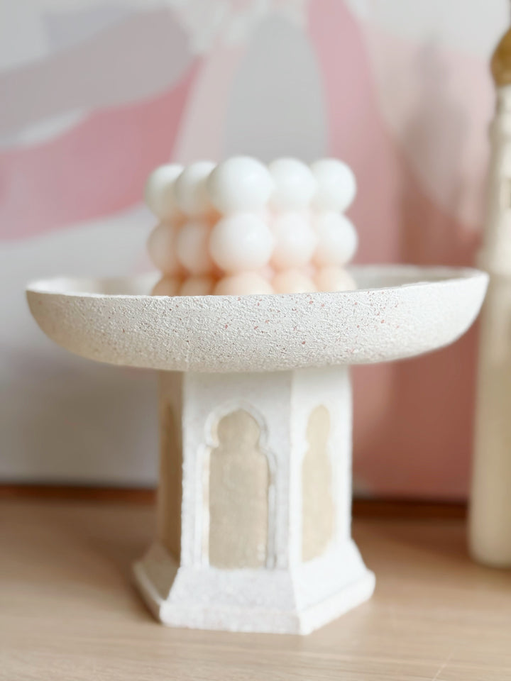 Crescent Minaret Pedestal Tray