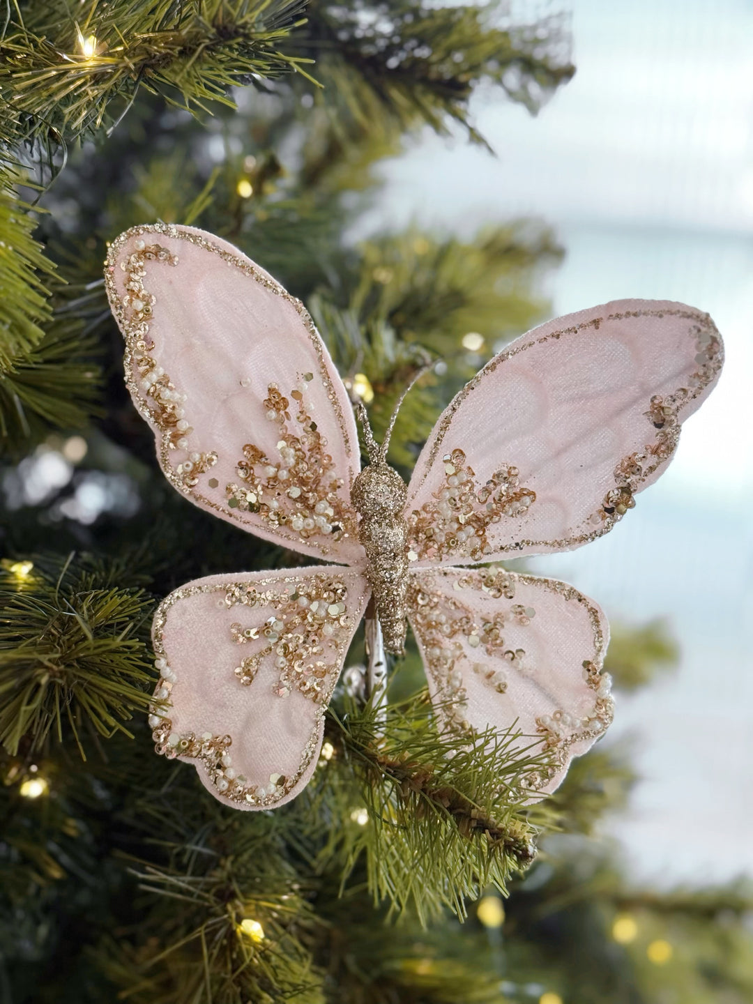 Gilded Wings Clip-On Butterflies (4 colours)