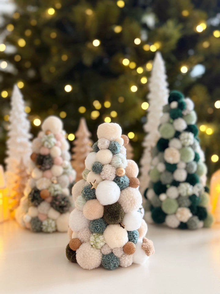Mistletoe Dreams Handmade Pom Pom Tree (3 options)