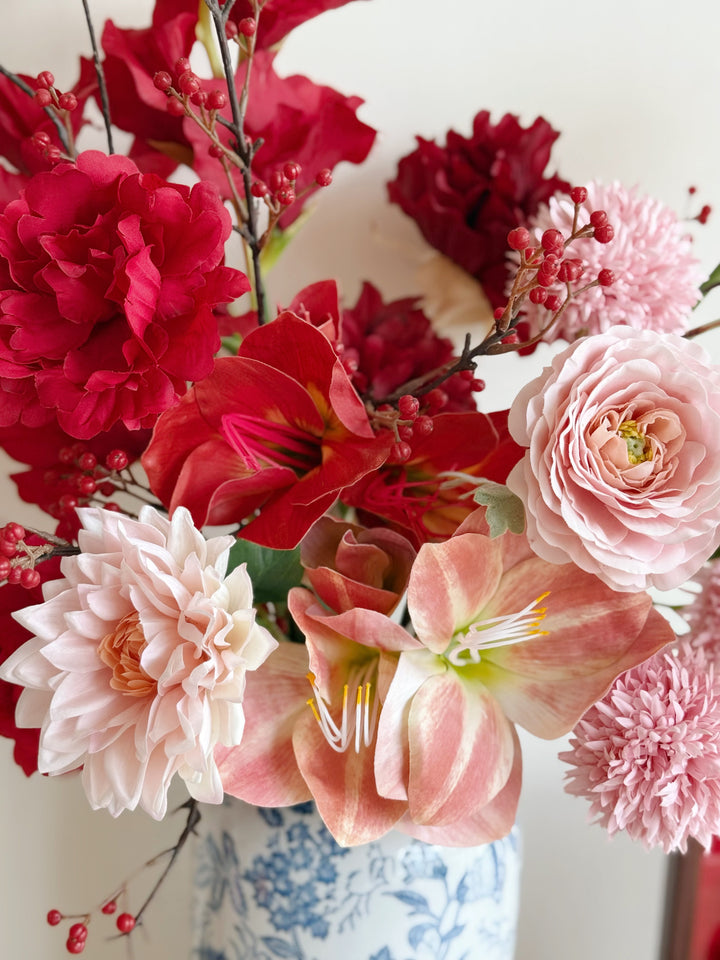 富贵吉祥 Noble Blessings Floral In The Vase (1-sided)