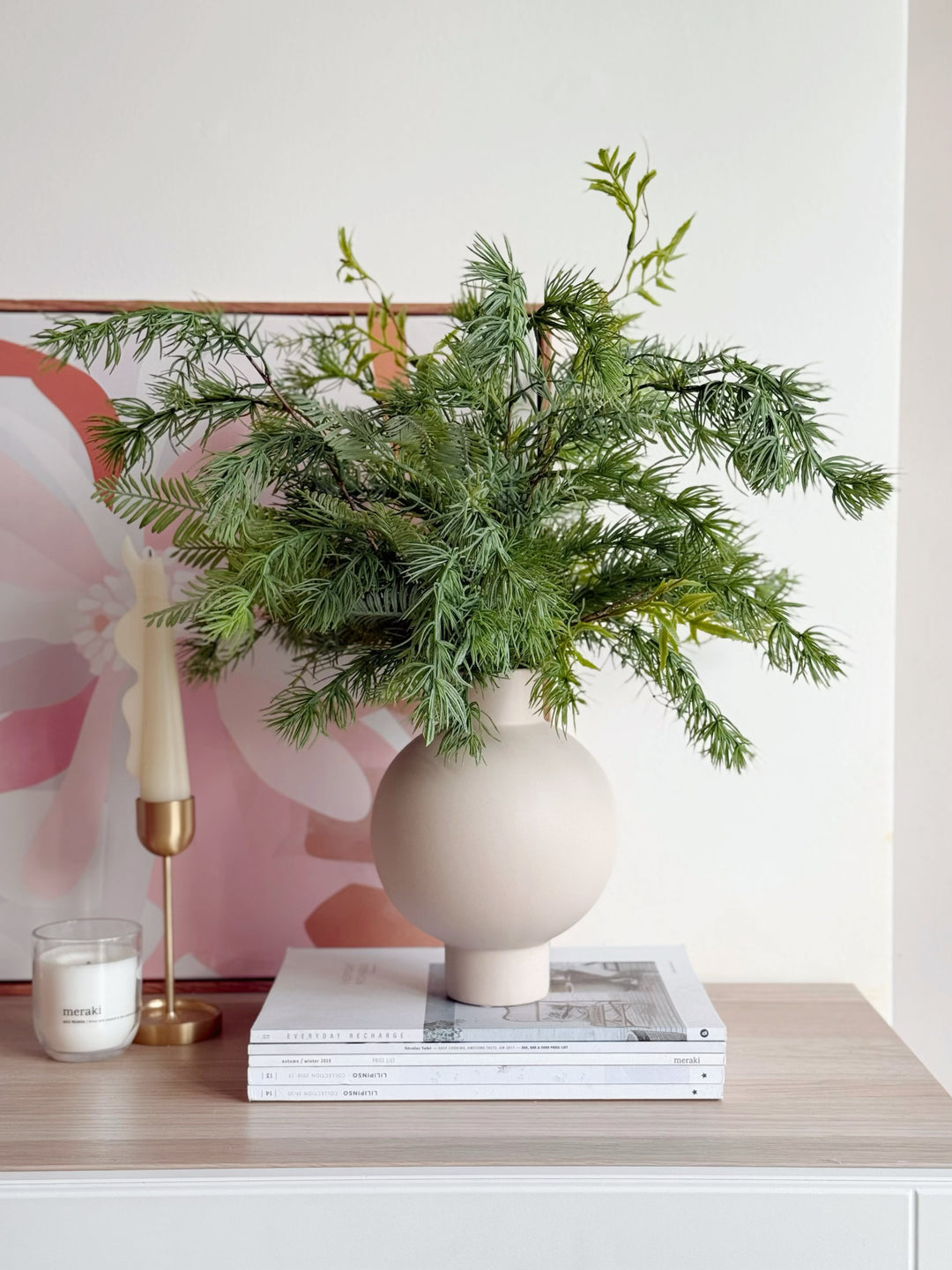 Verdant Drift Foliage in the Vase (all rounded)