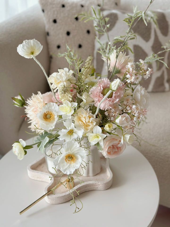 Whispering Petals In Vase (2-sided)