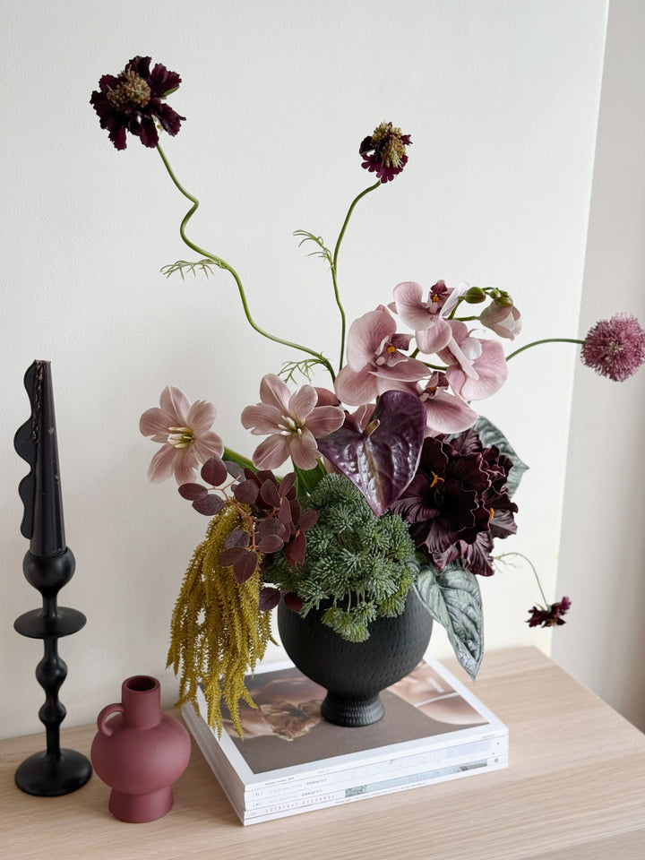 Velvet Mauve Nocturne in the Vase (1-sided)