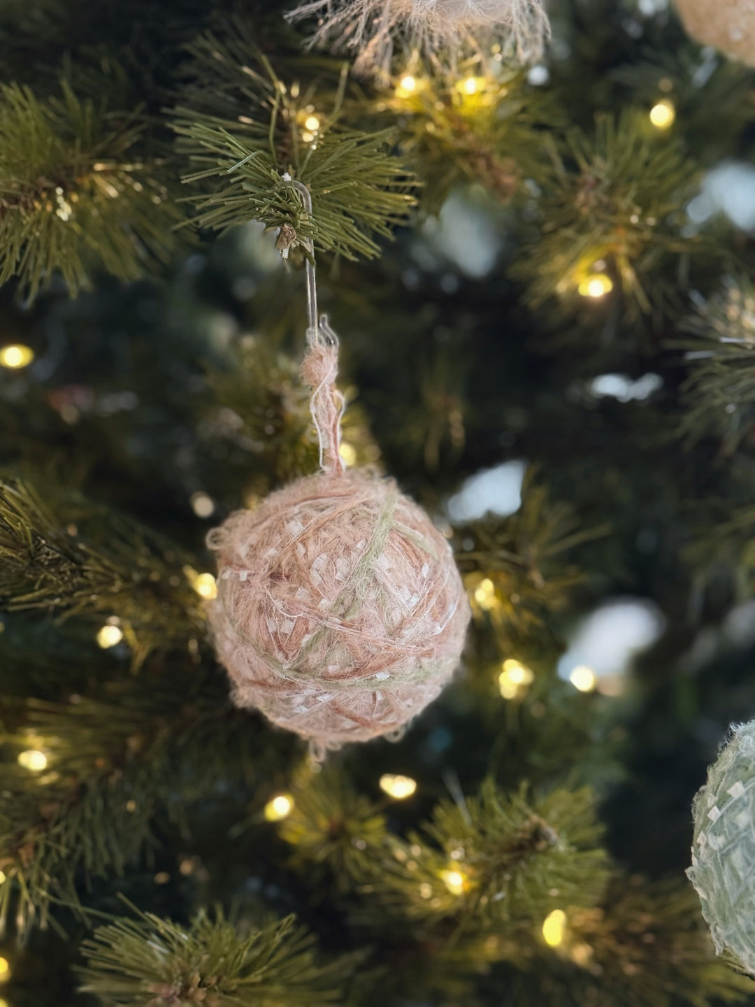 Pastel Whispers Yarn Baubles (set of 6)