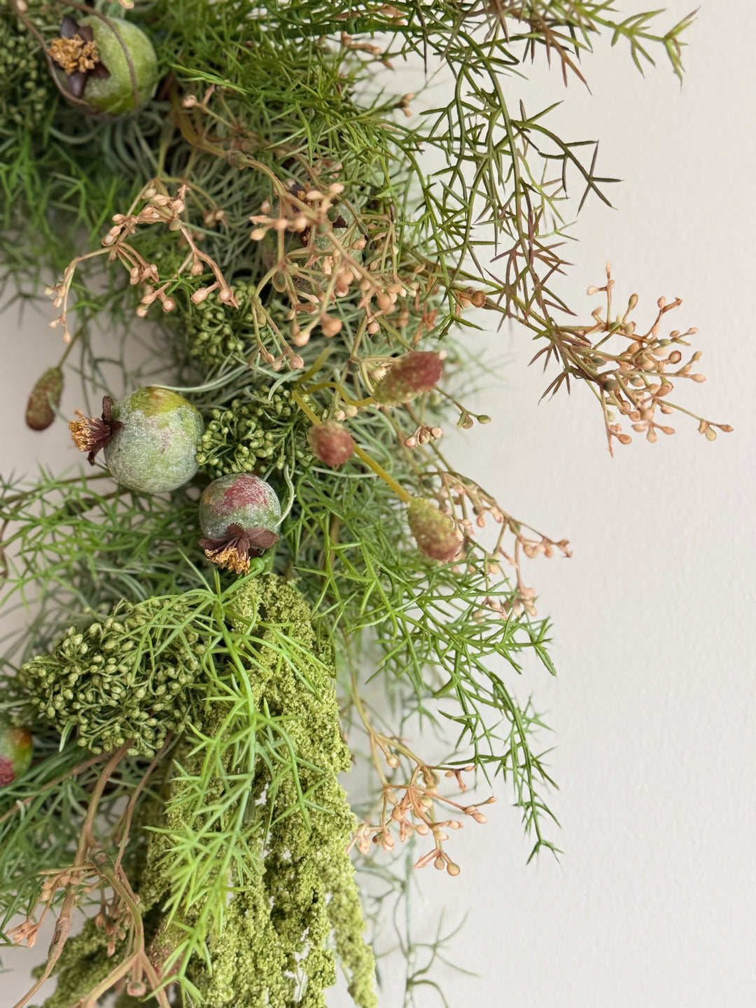 Woodland Drift Crescent Wreath