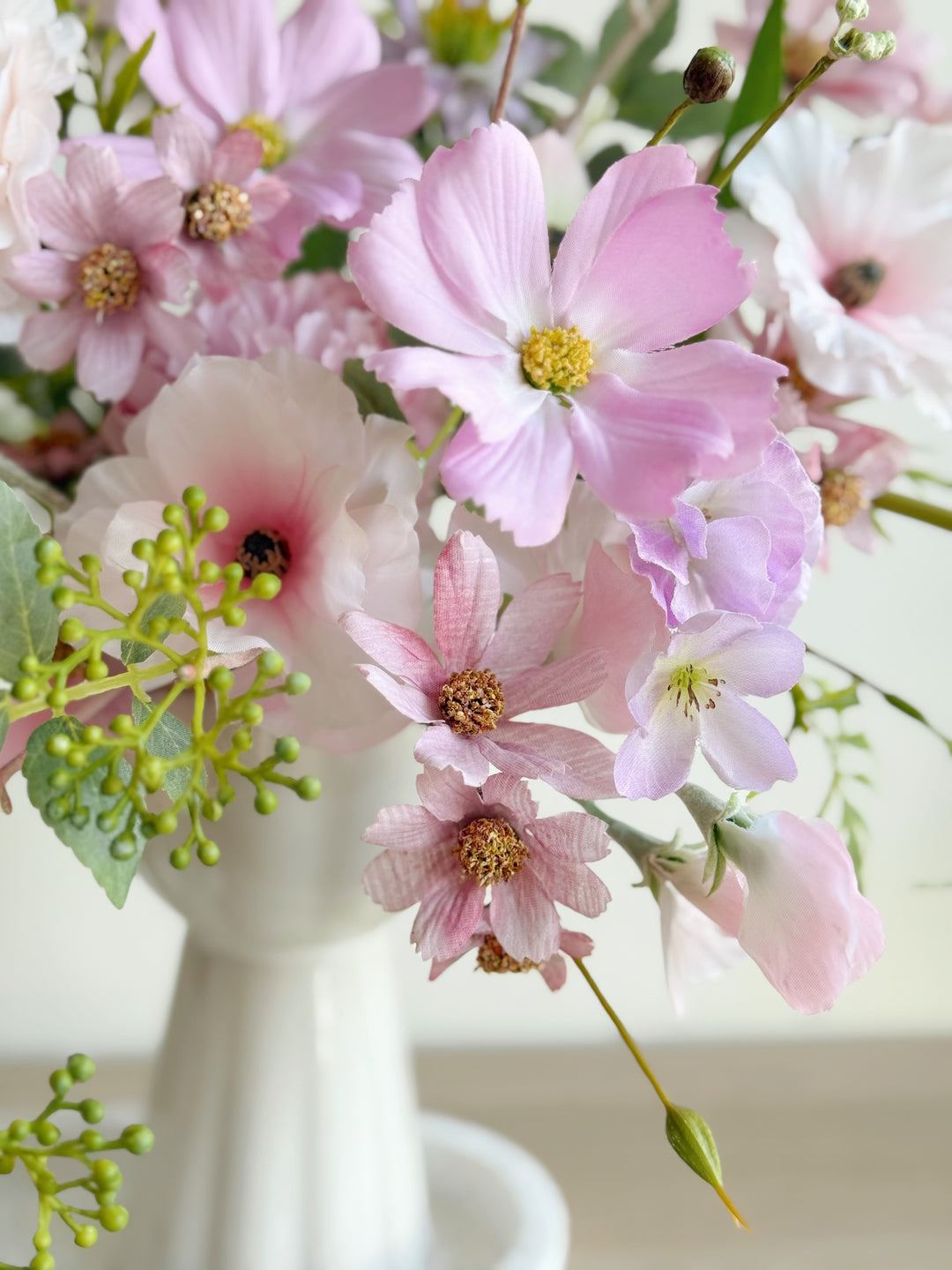 Blushing Garden Reverie In The Vase (1-sided)