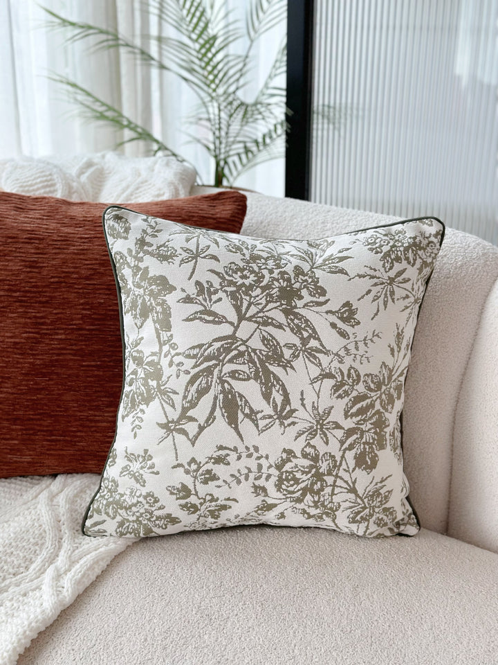 Botanical Harmony Cushion Cover