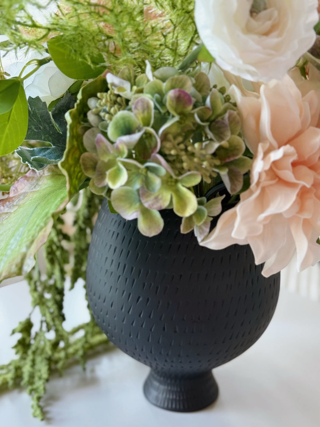 Verdant Peach Cascade In The Vase (2-sided)