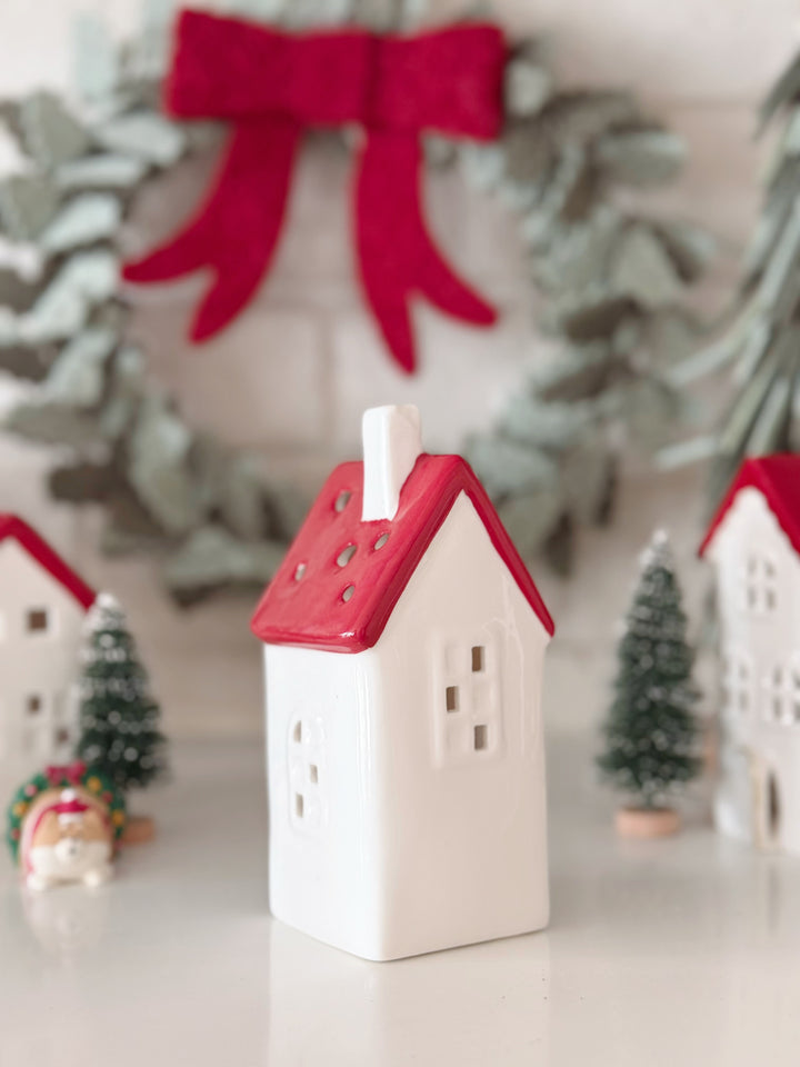 PRE-ORDER (26-30 Oct): Red Roof Light-Up Porcelain Village Collection (4 options)