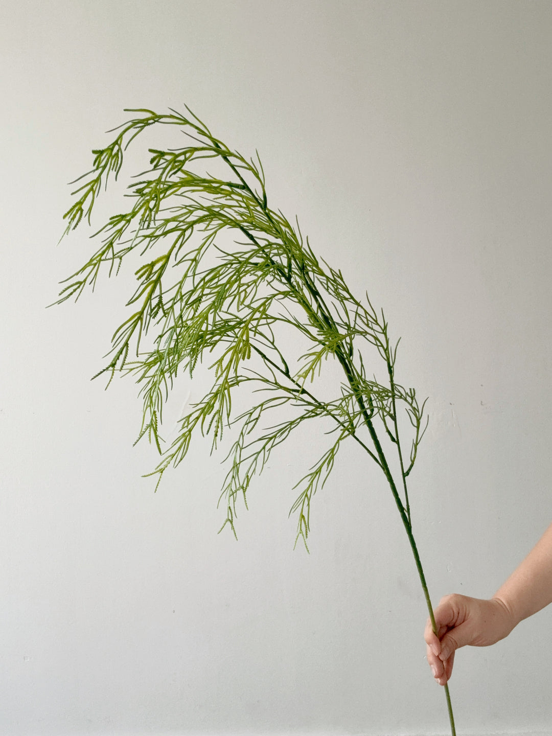 Faux Wispy Green Branch