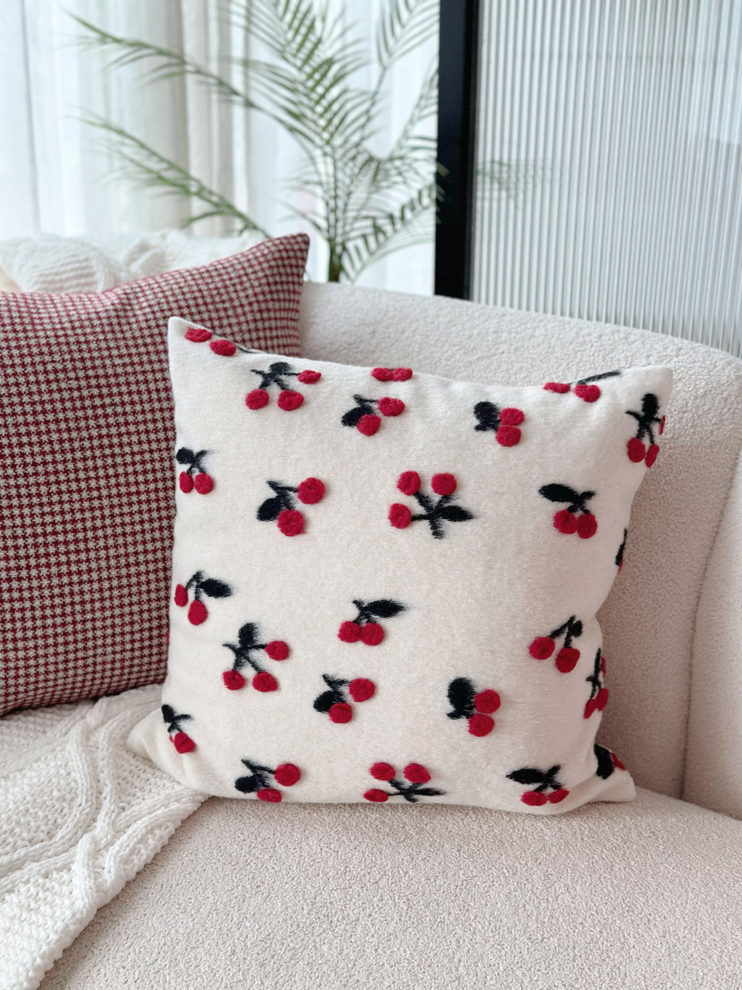 Charming Cherries Cushion Cover