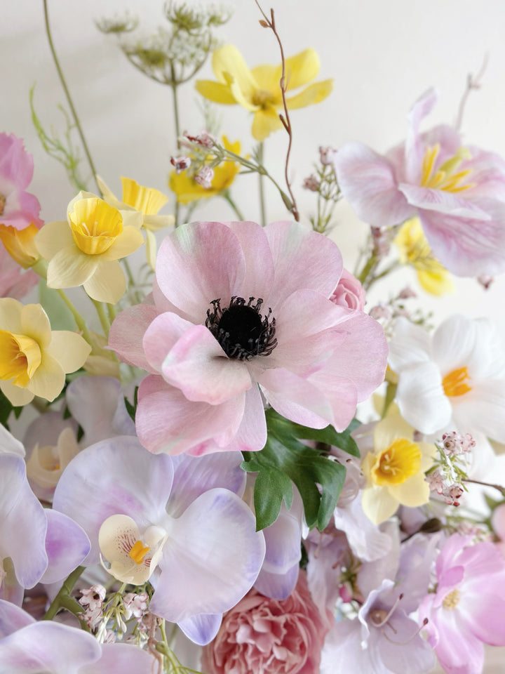 Pastel Spring Symphony In The Pot (1-sided)