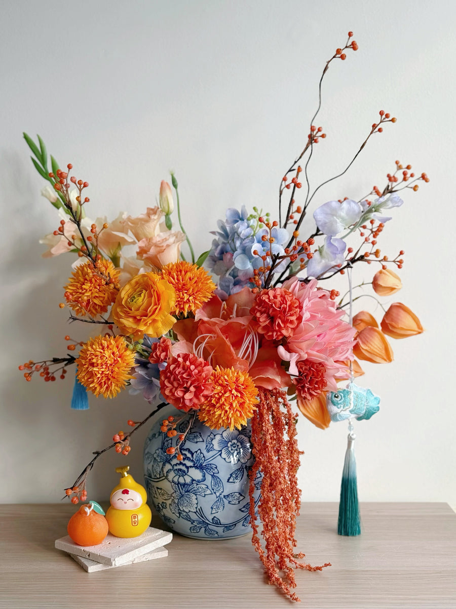 Prosperous Radiance in the Vase (1-sided) - 3LittlePicks