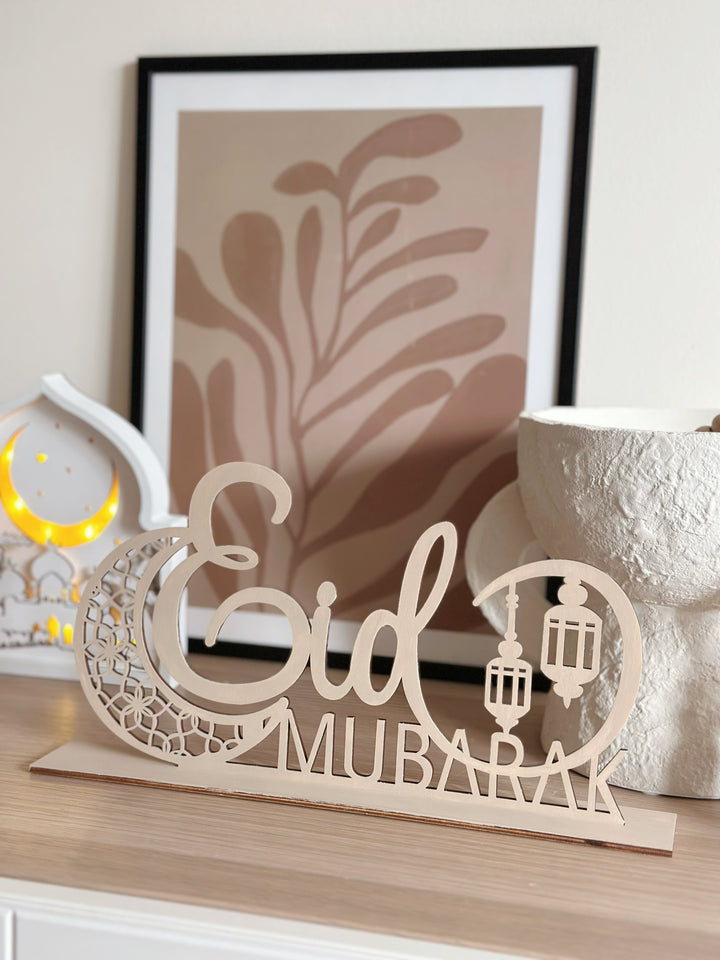 Eid Crescent Tabletop Decor