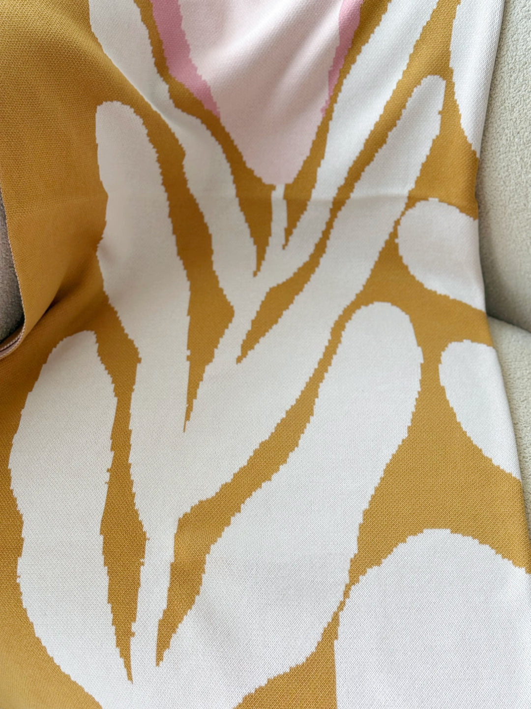 Mustard Blush Botanica Throw