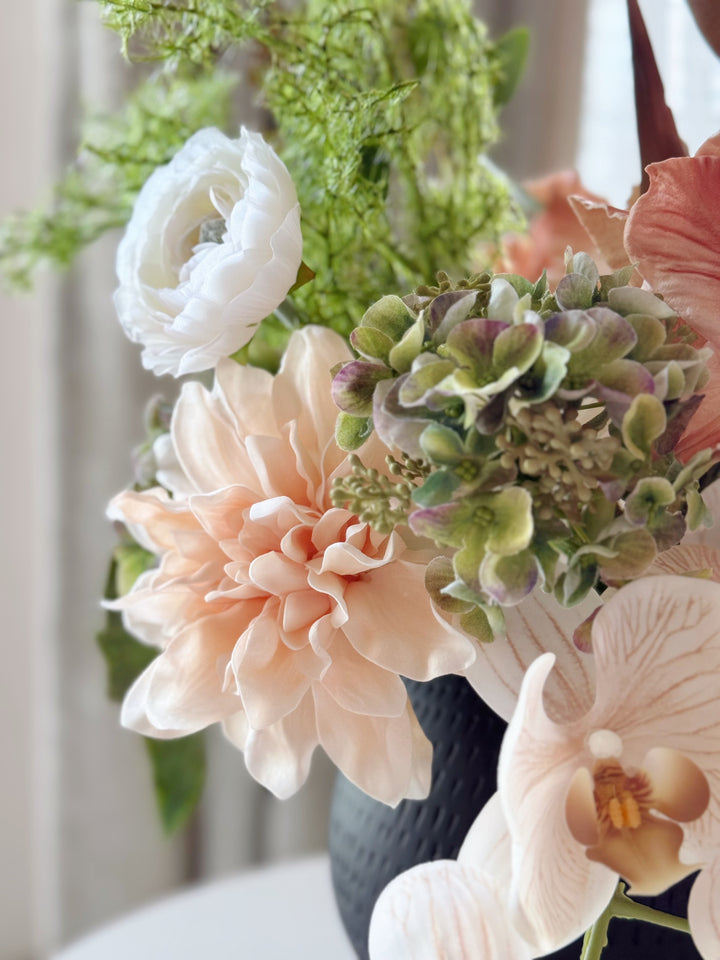 Verdant Peach Cascade In The Vase (2-sided)