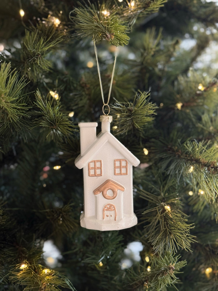 Golden Glow House Ornament