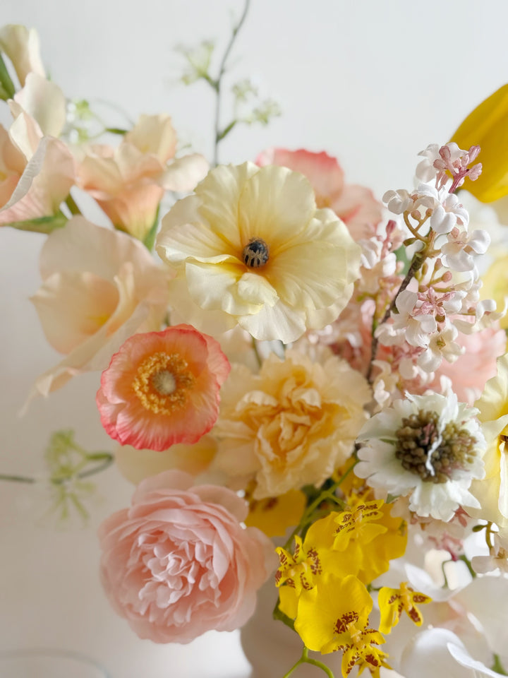 Sunlit Coral Reverie In The Vase (1-sided)