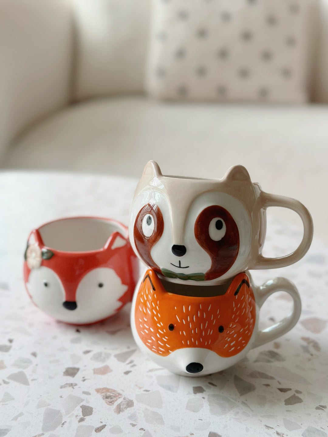 Charming Raccoon Mug