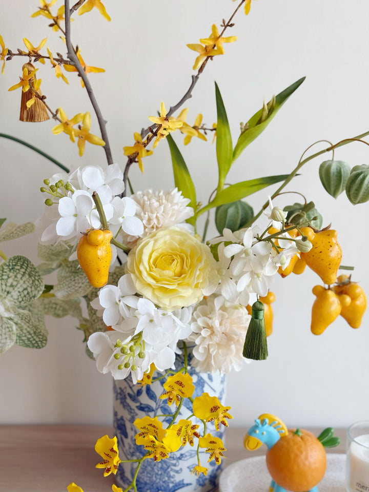 Golden Harvest in the Vase (1-sided) - 3LittlePicks