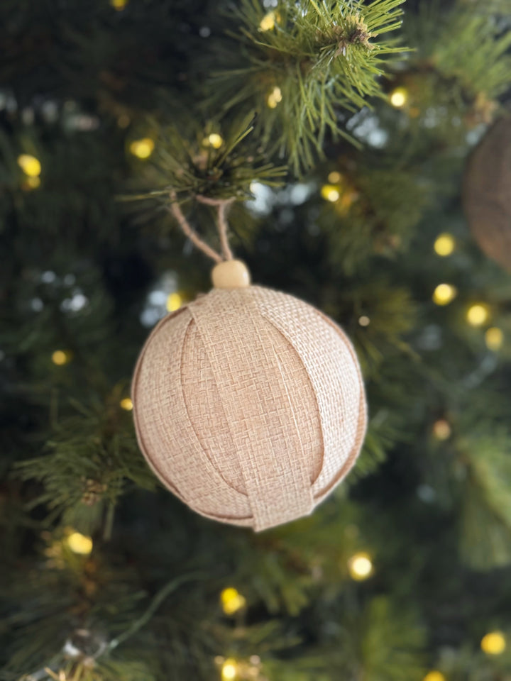 Woodland Weave Christmas Baubles (Set of 9)