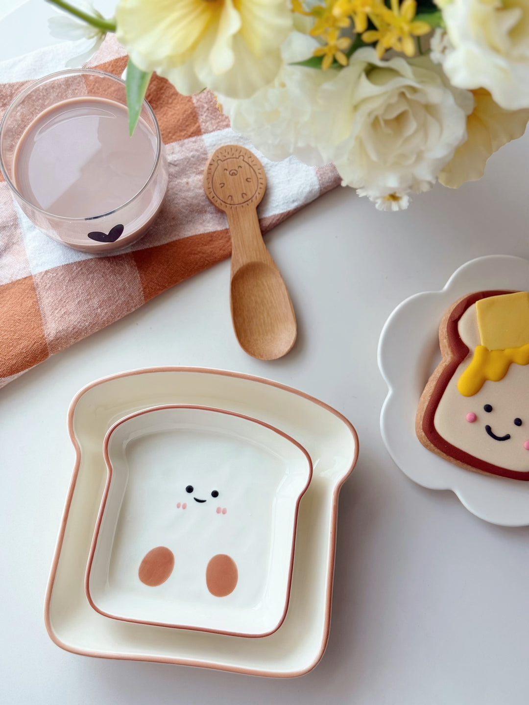 Happy Toast Plates (2 Sizes)