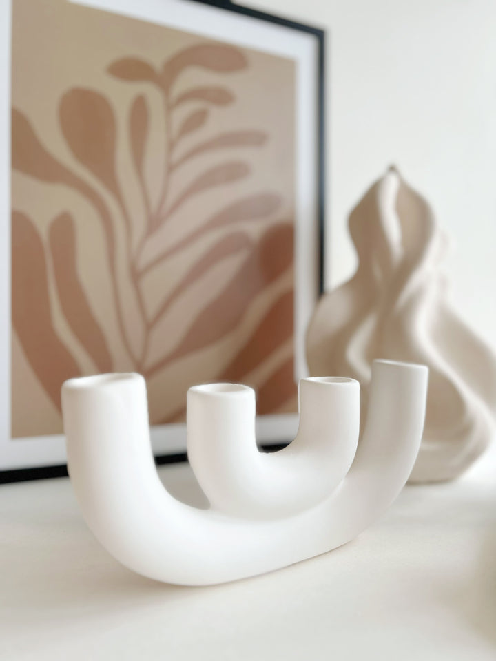 Curve Quadra Candle Stick Holder