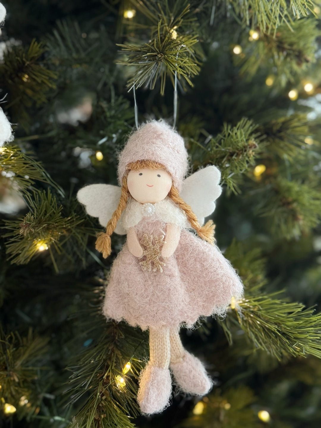 Frosty Angel Ornament (2 colours)