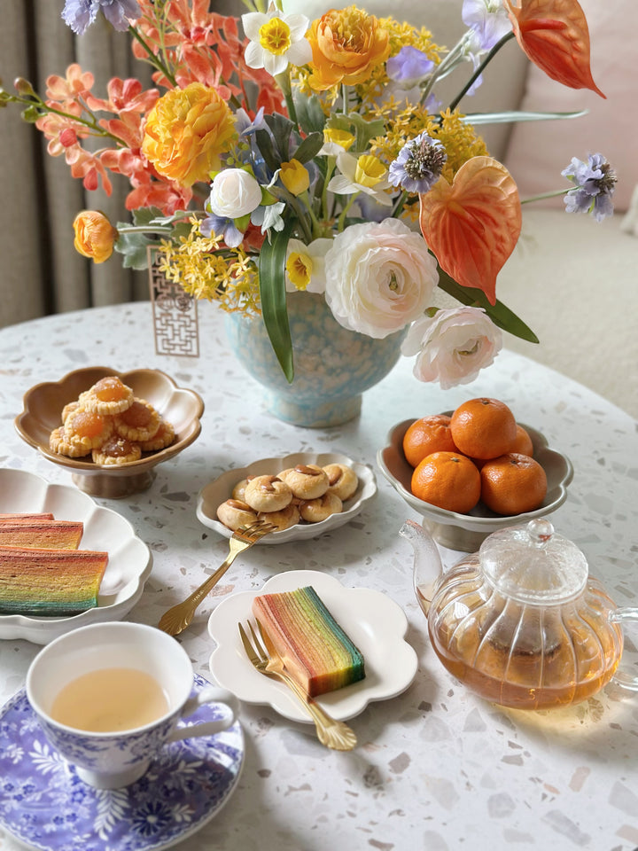 Petal Elegance Dessert Stand (3 colours)