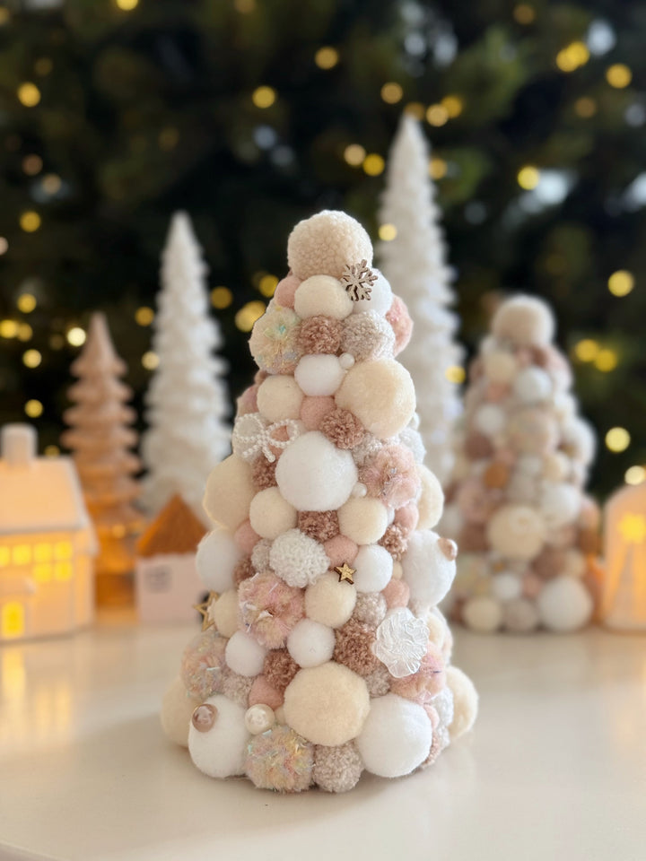 Sugarplum Dreams Handmade Pom Pom Tree (2 options)