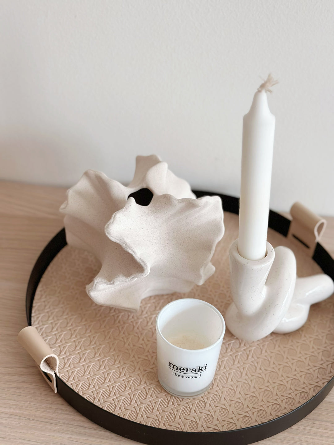 Ripple Sculpted Decor Vase - small