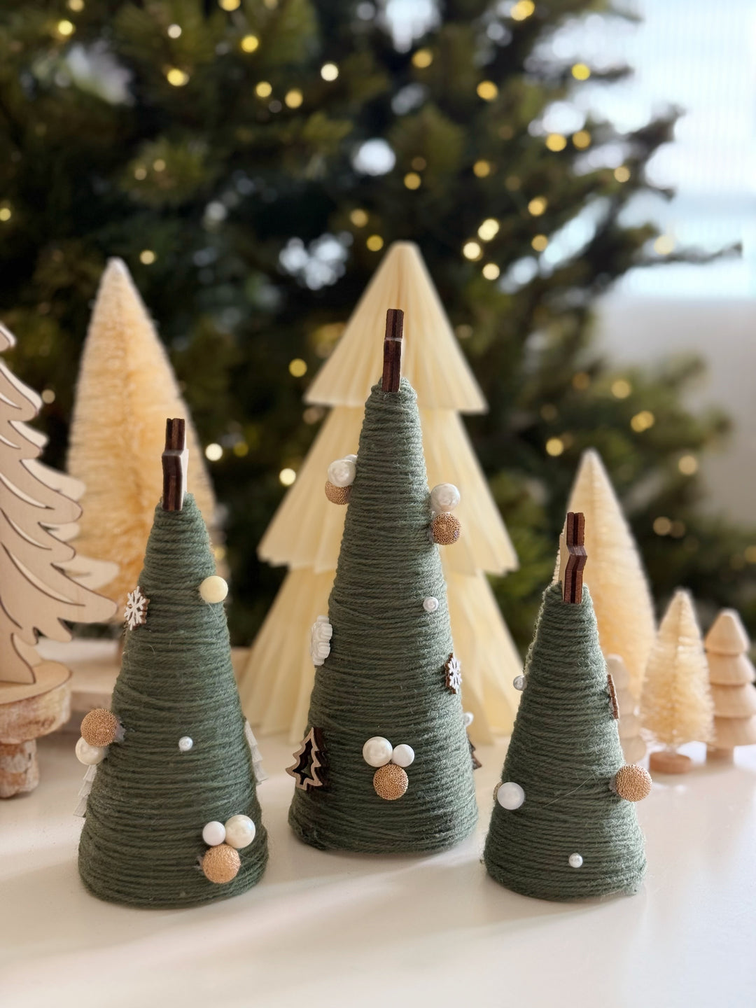 Nordic Whimsy Tree Trio (set of 3)