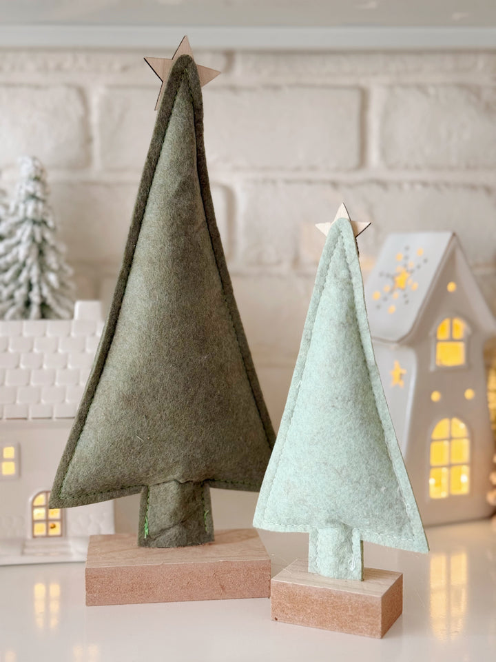 Starlight Embroidered Felt Trees (2 options)
