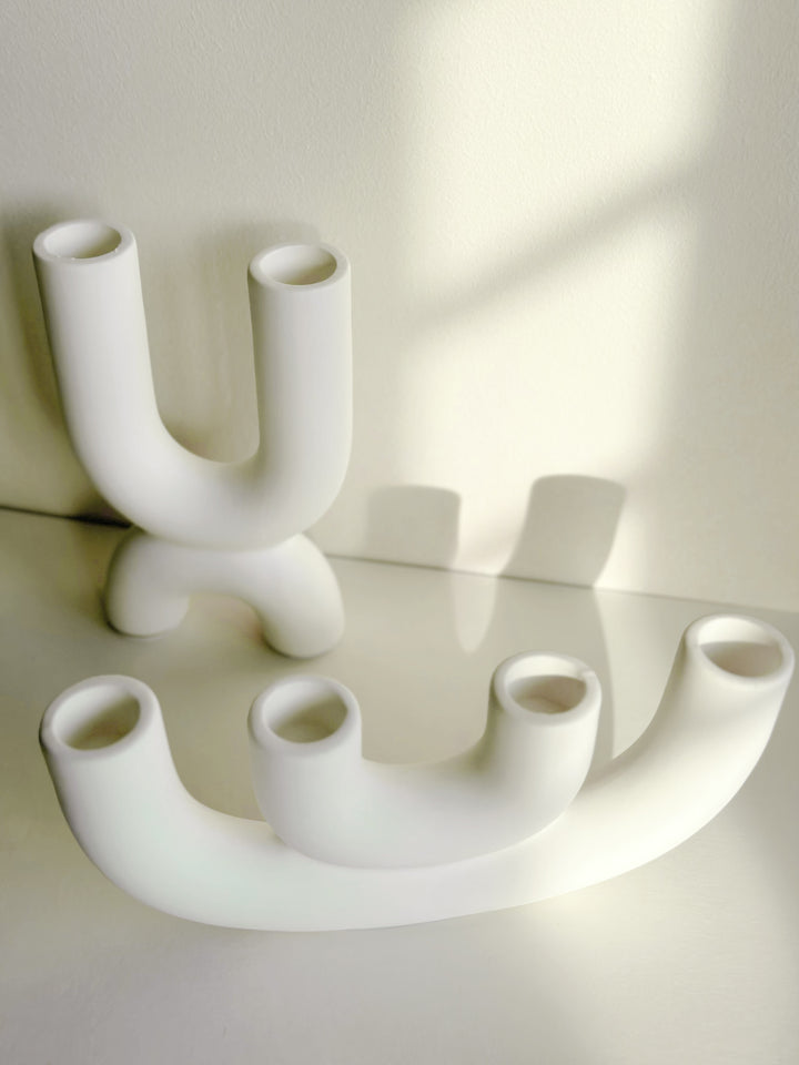 Curve Quadra Candle Stick Holder