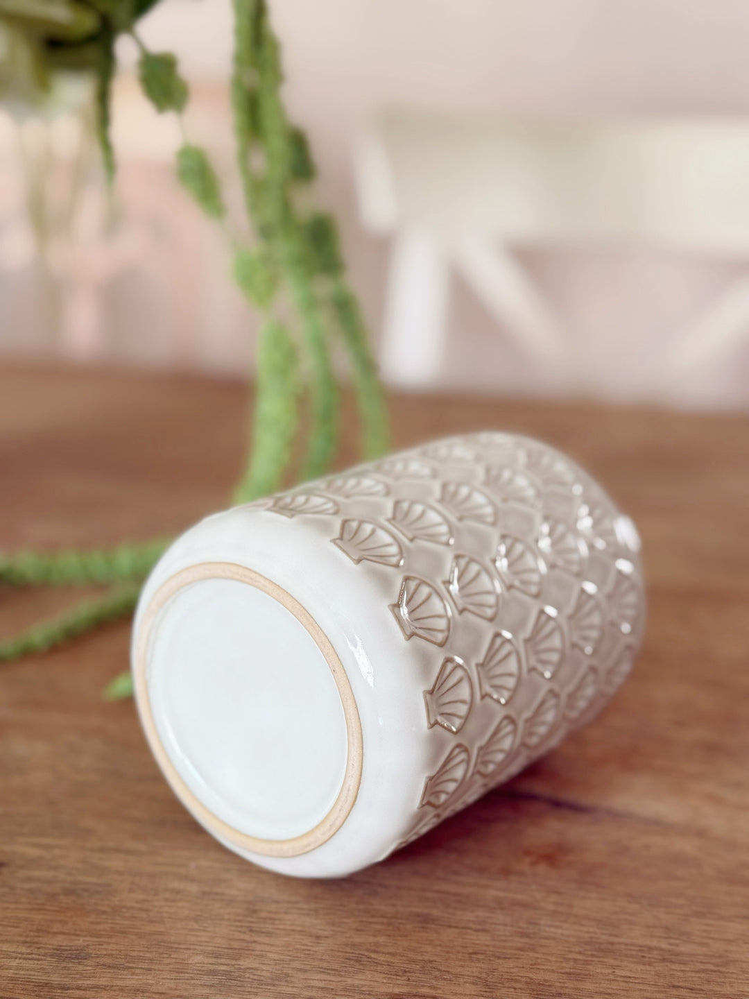 Vintage Shell Cutlery Holder