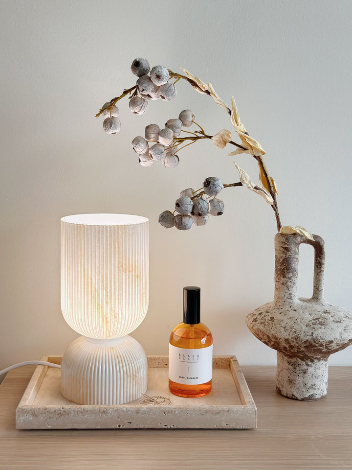 Amber Glow Table Lamp