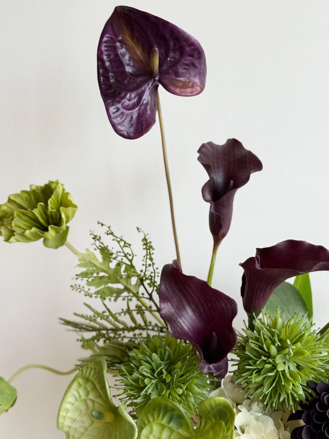 Midnight Verdure Cascade In The Vase (1-sided)