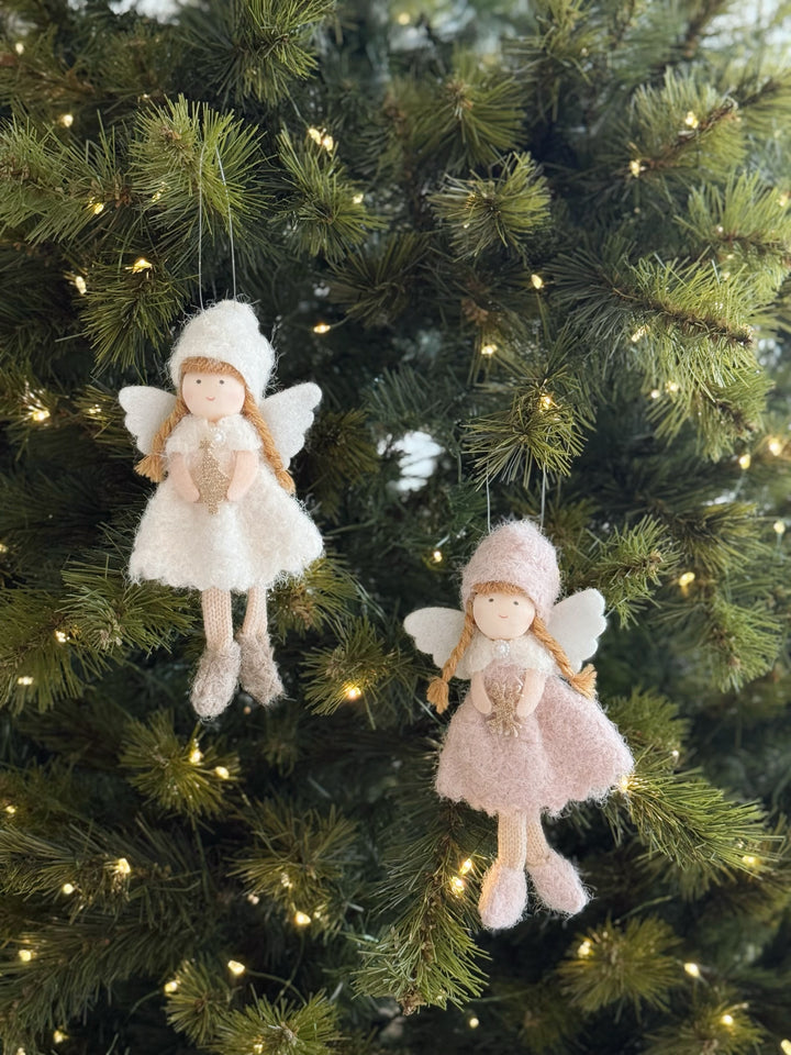 Frosty Angel Ornament (2 colours)
