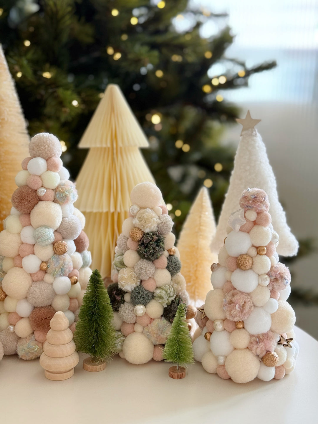 Whimsical Pom Pom Tree (4 options)