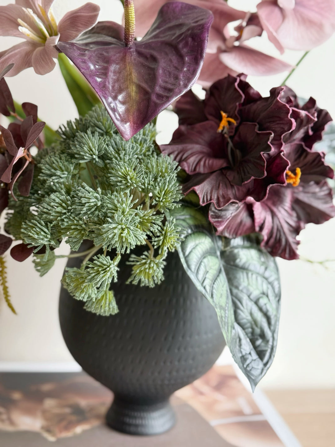 Velvet Mauve Nocturne in the Vase (1-sided)