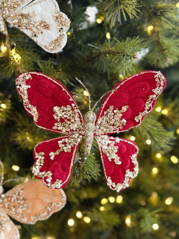 Gilded Wings Clip-On Butterflies (4 colours)