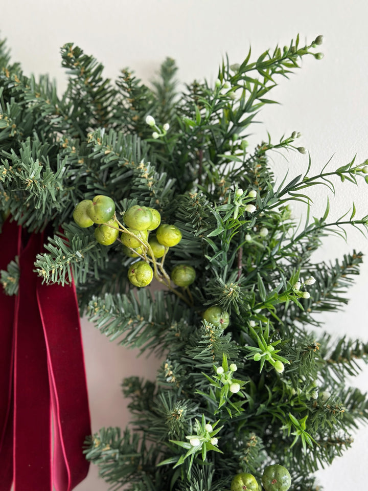 PRE-ORDER (17-23 Oct): Rustic Berry Forest 50cm Wreath