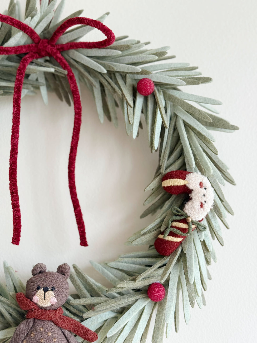 Beary Merry Christmas Wreath