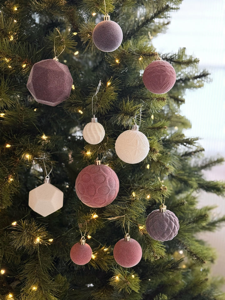 Velvet Plum Dreams Bauble Set (pack of 10)