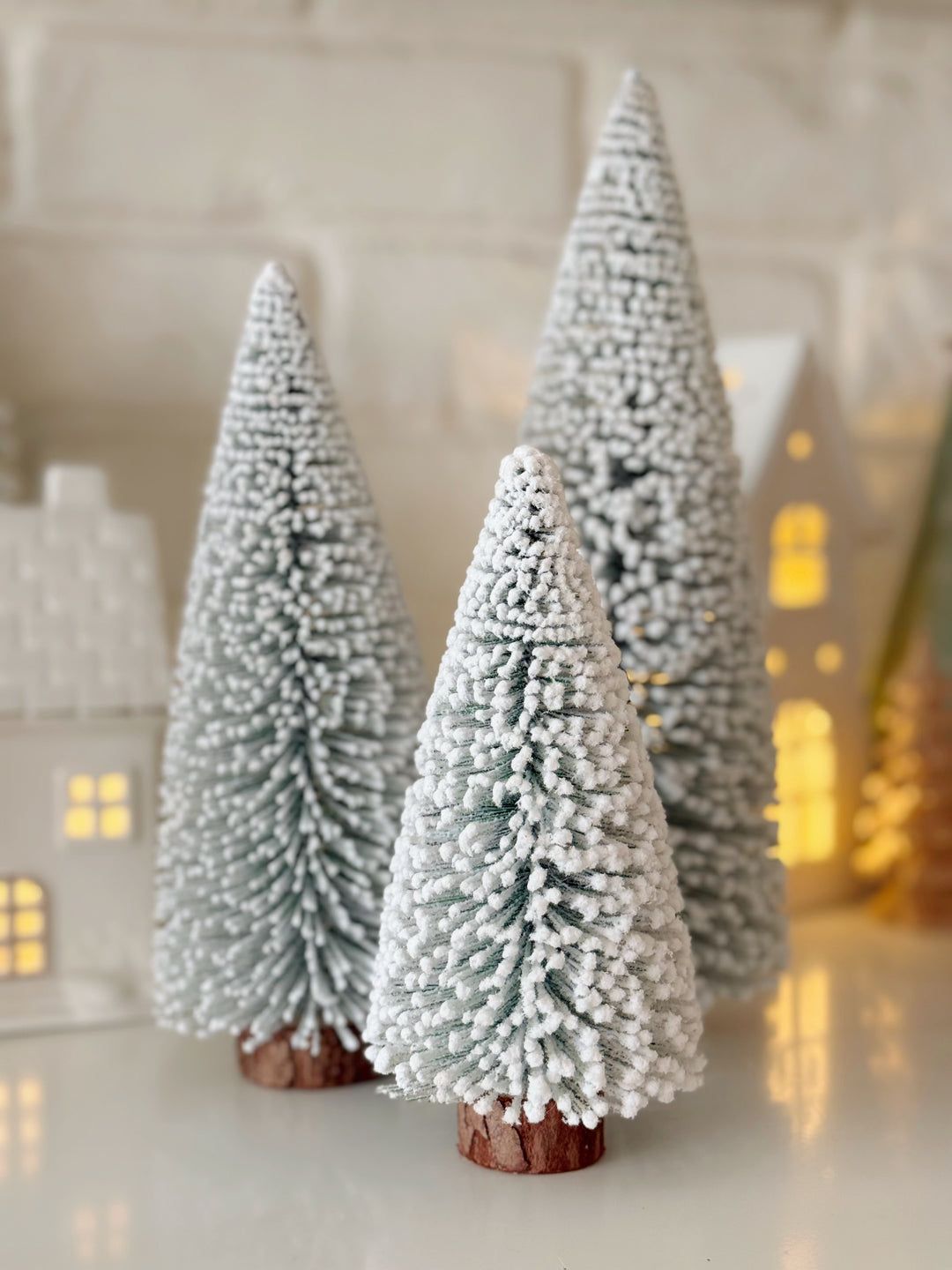 Snowfall Christmas Trees (set of 3)