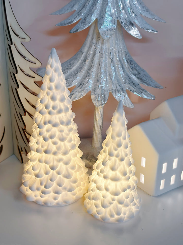 Snow-Crested Lumina Porcelain Tree (2 sizes)