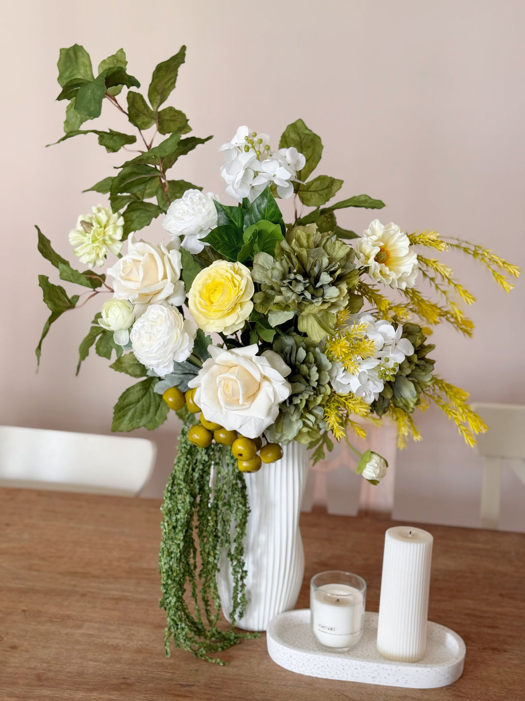 Verdant Light Bloom in the Vase (1-sided)