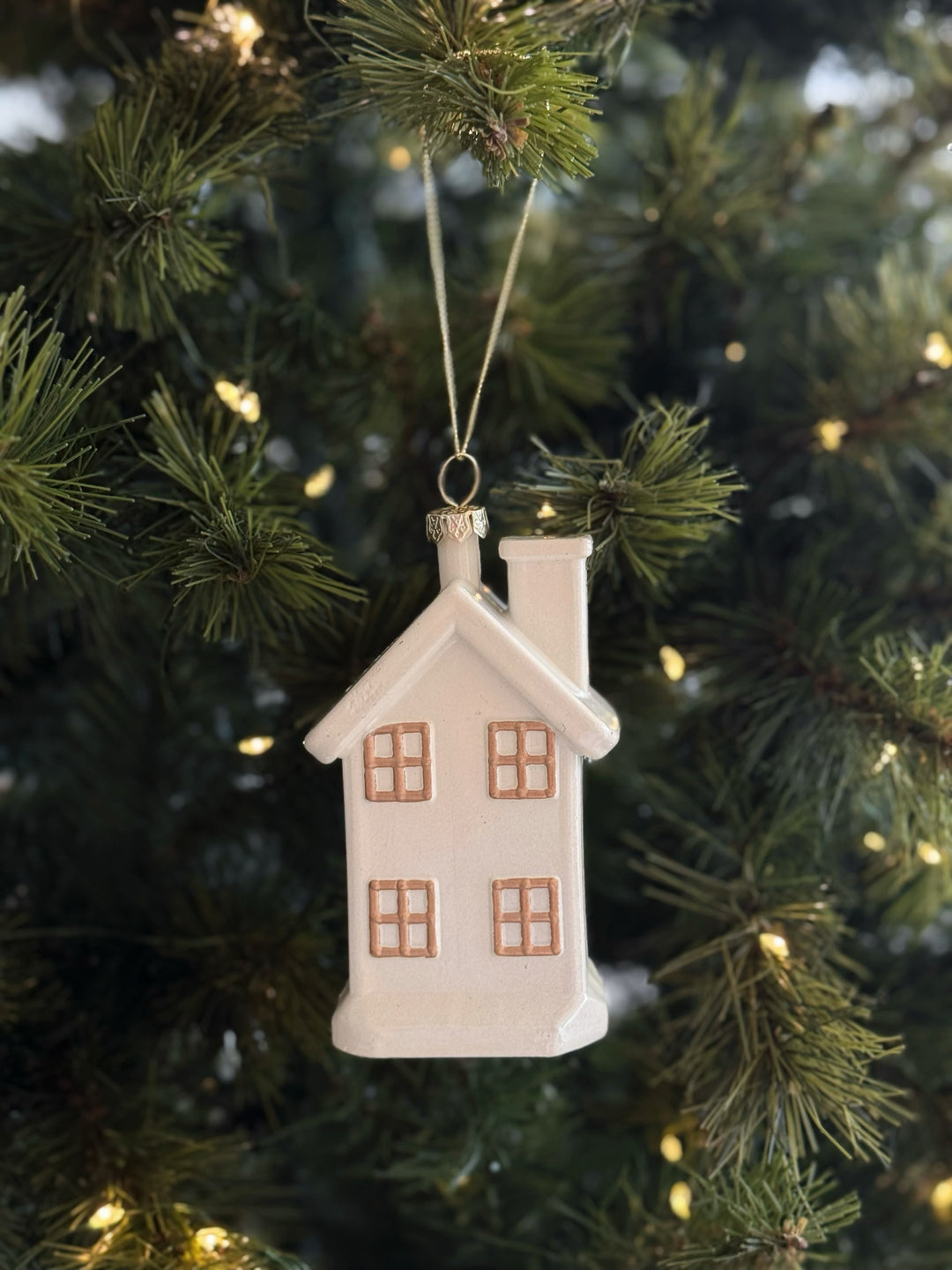 Golden Glow House Ornament
