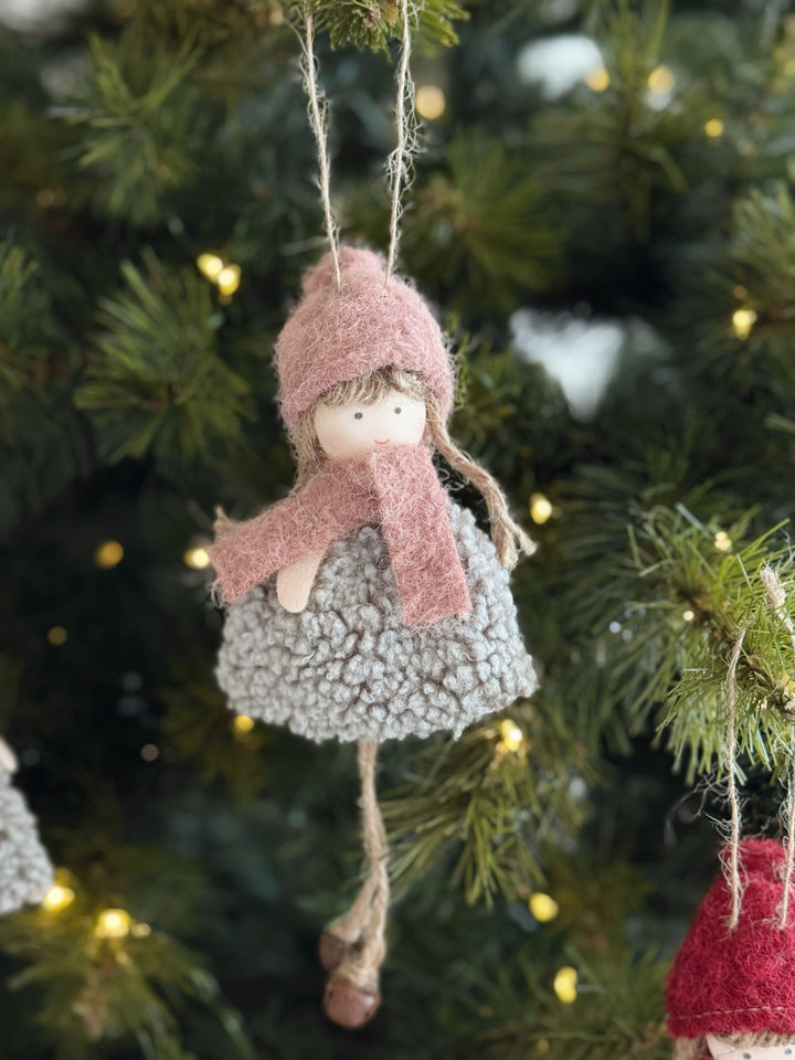 Cosy Winter Kid Ornament (3 colours)