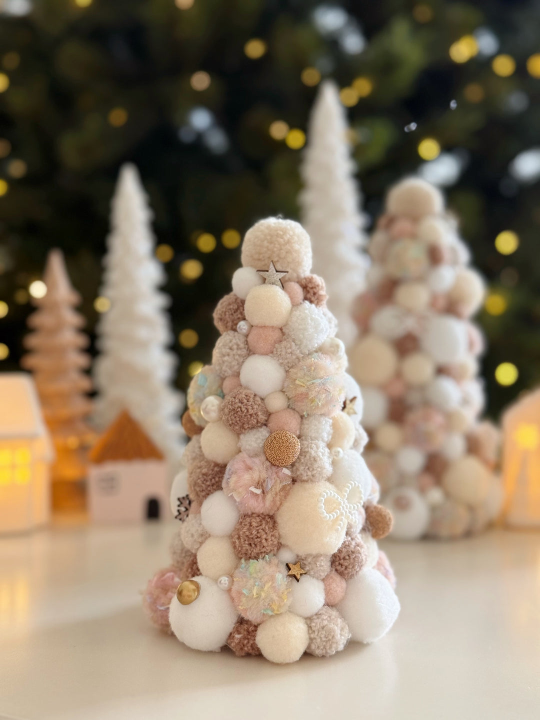 Sugarplum Dreams Handmade Pom Pom Tree (2 options)
